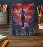 Graphic Word Stranger Things Spiral Notebook, A5 Size, 160 Pages, Unruled Plain Sketch Paper, 100 Gsm, WireOBound, Multicolour