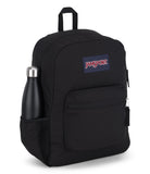 Jansport Cross Town Backpack - Travel, Or Work Bag With Water Bottle Pocket, Black