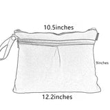 Damero Cloth Diaper Wet Dry Bag with Handle for Swimsuit, Pumping Parts, Wet Clothes and More, Ideal for Travel, Exercise, Dayca