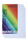 Brustro Elle Erre Coloured Card Stock Craft Paper | White Shade, Bianco Colour, A4, 220 Gsm, Pack Of 9 Sheets | Acid Free, Ideal