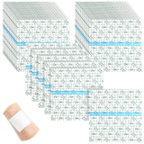 BBTO 50 Pieces Transparent Clear Adhesive Bandage Stretch Large Waterproof Film Adhesive Bandages Dressing Supplies(8 x 10 Inch)