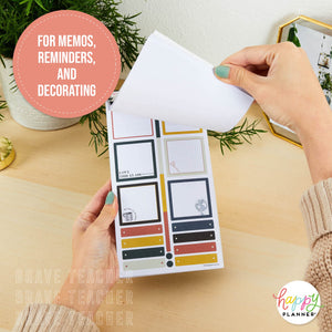 Happy Planner Sticker Pack, Teacher-Planner Stickers, Back-to-School Accessories, Planning Stickers for Teachers, 30 Sheets, 759