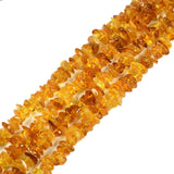 Chips Amber Natural Gemstone Freedom Chips Loose Beads 11-12mm for Jewelry Making DIY Handmade Craft 16 inch