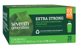 Seventh Generation Drawstring Kitchen Trash Bags 13 gal, 20 Bags