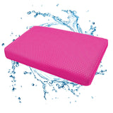 AEROiVi Shower Seat Cushion for Shower Chairs, Transfer Benches in Bathtub, Cushion for Sauna, 3D Mesh Pad with Hook, Slip-Resis