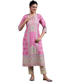 Libas Women'S Crepe Regular Kurta (29262_Pink