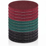 12 Pack 6 Inch Hook and Loop Scrubber Scouring Scuff Pad
