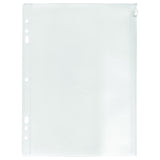 ADVANTUS ZipAll Pocket for Ring Binders, 8.5 x 11 Inches, Frosted, SeeThrough (ANG52)
