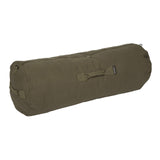 Stansport Zippered Canvas Deluxe Duffel Bag O.D. Green (1230) 36 H x 21 W