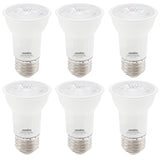 Sunlite 41568 LED PAR16 Long Neck Recessed Spotlight Bulb, 7 Watt, (75W Halogen Replacement), 500 Lumens, Medium (E26) Base, Dim