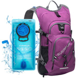 EVERFUN Hydration Backpack 18L Hiking Water Backpack with 3L Water Bladder, Women Men Hydration Pack Insulated Daypack Lightweig