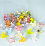 30Pcs Push Pins,Decorative Push Pin,Cute Thumb Tacks Cute Office Decor for Cork Board Bulletin Board,Desk Accessories Aesthetic,