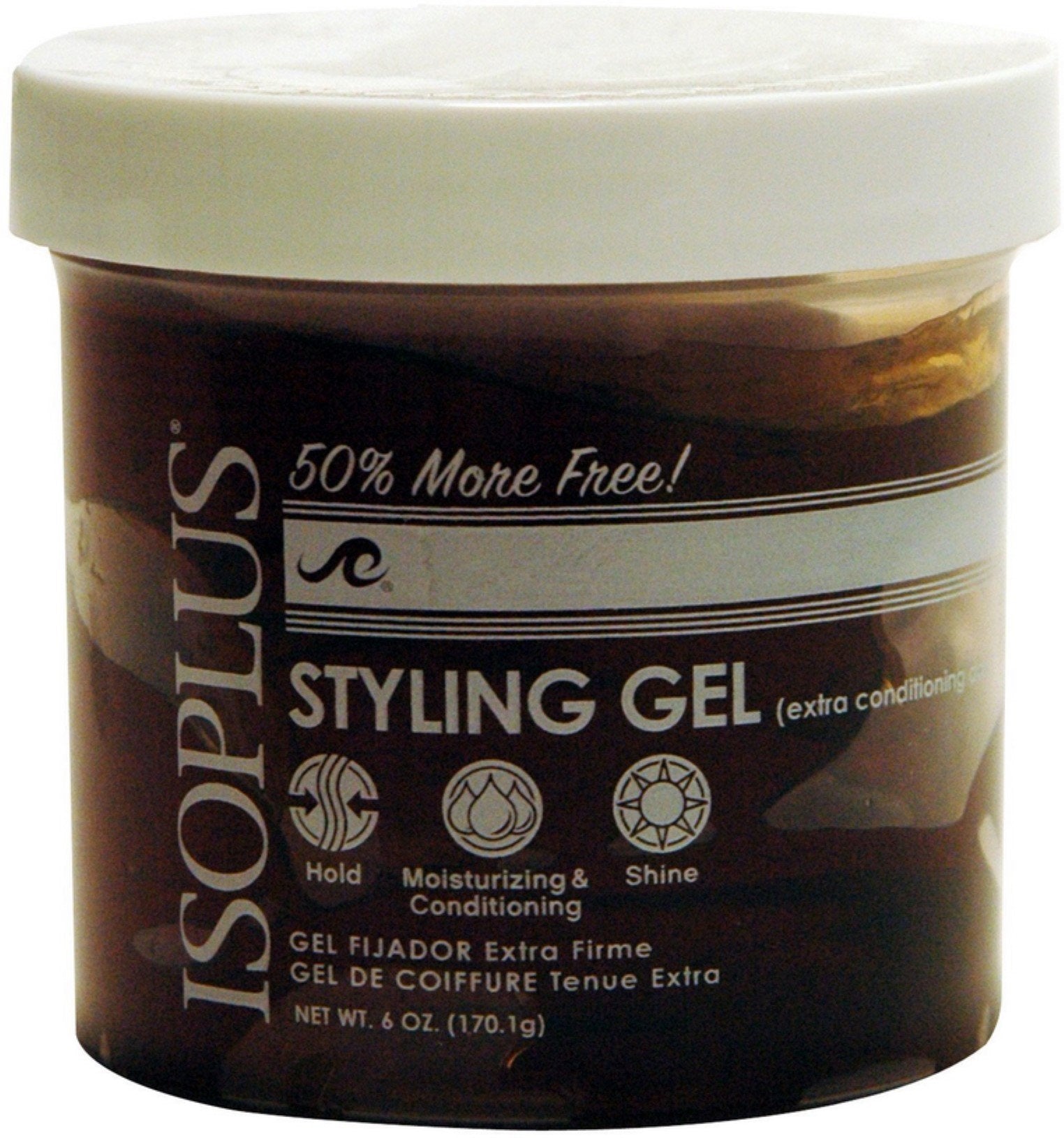 Isoplus Extra Conditioning Dark Hold Styling Gel, 6 Oz