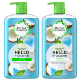 Herbal Essences Moisturizing Shampoo and Conditioner Set, Paraben Free, Hello Hydration, Safe for Color-Treated Hair, Coconut, B