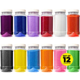 Podzly 16.5 Pound Colored Play Sand - Assorted Colorful Craft Art Available in 12 Colors! Perfect for Sand Art, Crafts, Kids' Pr
