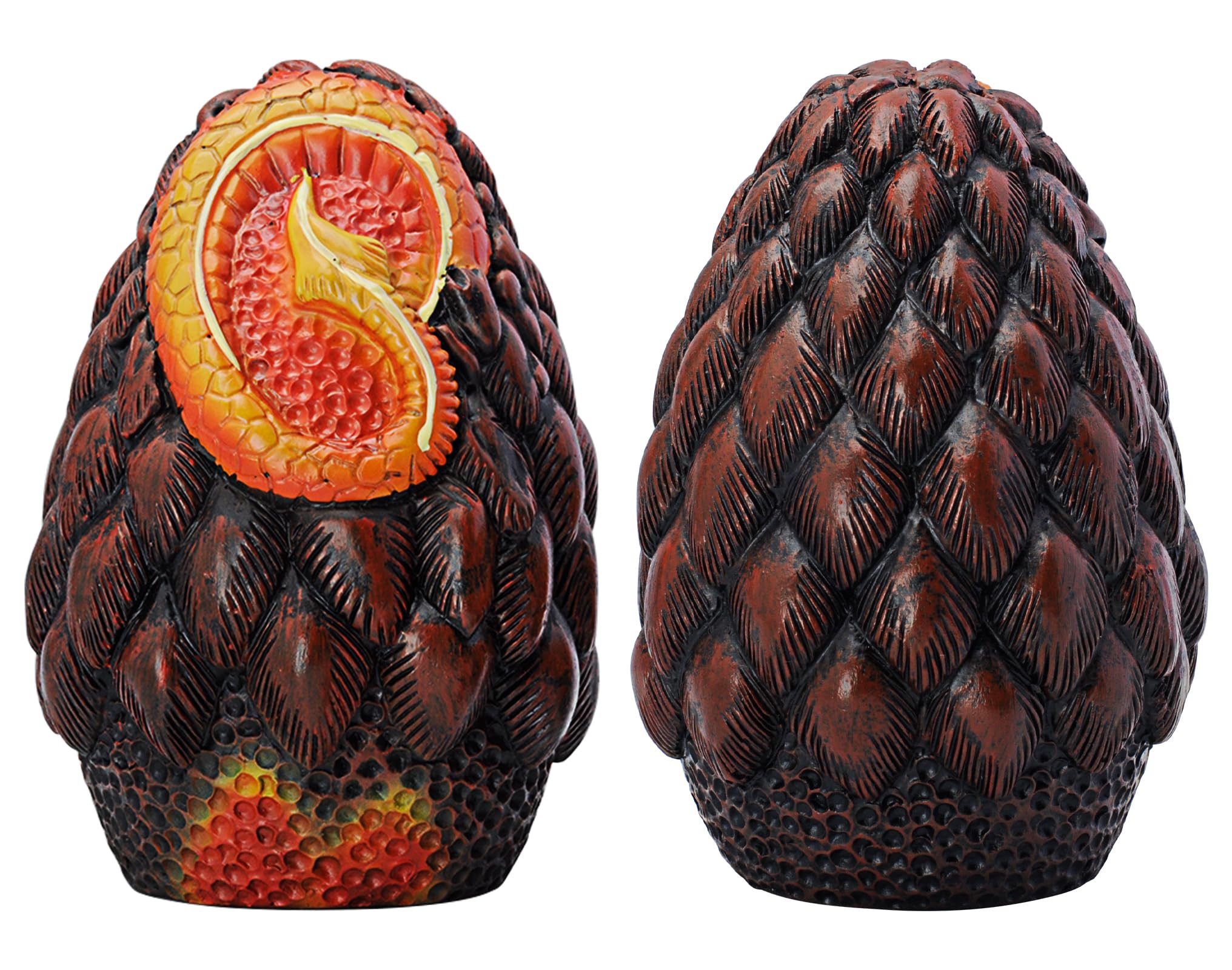 CZYY Dragon Egg Dice Jail - Set of 2 Resin Dice Cages, Dice Prison and Holder for Bad Dice - Unique Accessories, Gift for D&D, T