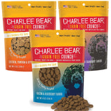 Charlee Bear Dogs Training Treat and Snack, Crunchy Low Calorie Grain Free Dog Treats, Made in USA, Best for Small and Medium Br