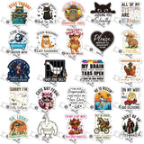Feifeiya 24 Pcs Funny Badge Reel Nurse Cute Retractable Name ID Clip Badge Holder for Doctor Medical Assistant Student Coworker 