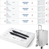 Feifeiya 1000 Hotel Luggage Id Tags With Transfer Tape On Back Paper Baggage Claim Check Tags Numbering From 000 To 999 Baggage 