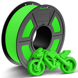 TECBEARS Rapid PETG Filament 1.75mm,High Speed 50-600mm/s 3D Printer Filament, High Toughness PETG, Green 1KG