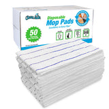 CleanAide Disposable Microfiber Mop Pads in Easy Grab Dispenser Box, NonScratch, StreakFree Cleaning for Hardwood, Vinyl, Marb