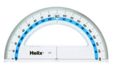 Helix Professional ShatterResistant 180 Degree Protractor, 6 inch / 15cm (12071)