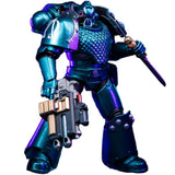 BEERISE JOYTOY 1/18 Action Figures - Warhammer The Horus Heresy Alpha Legion Headhunter with Banestrike Combi-Bolter and Power D