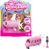 Barbie Mini Barbieland Doll & Toy Vehicle Set, 1.5-Inch Doll & Dreamplane With Working Doors & Color-Change Surprise