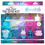 Tulip Glow in The Dark Cosmic Galaxy 4Color TieDye Kit with Glow Mix