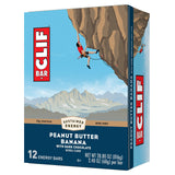 Clif Bar Peanut Butter Banana with Dark Chocolate Flavor Made with Organic Oats 10g Protein NonGMO Plant Based Ener
