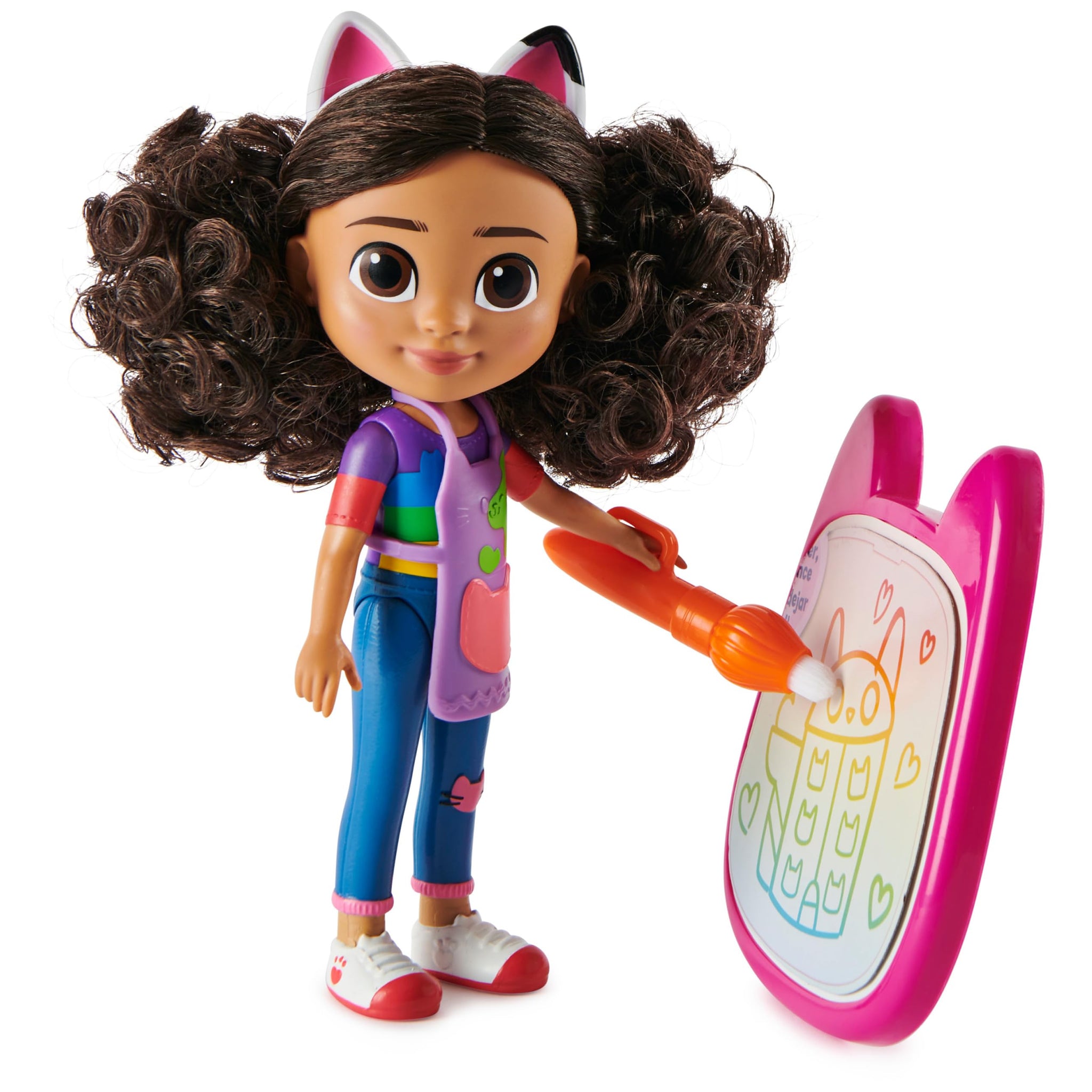 Gabbys Dollhouse, Gabby Deluxe Craft Dolls And Accessories With Water Pad And Water Brush Pen, Kids Toys For Girls And Boys Ages