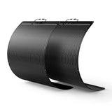 Callsun 200W Flexible Solar Panel Kit (2x100W), All-Black Stealth Edition, High-Performance ETFE Monocrystalline Modules, 12V/24