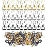 30 Pcs Metal D Ring Swivel Lobster Claw Clasp Hooks,Purse Hardware for Bag Making,Swivel Snap Hooks Strap Hardware Push Gate Cli