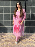Gosriki Women'S Rayon Viscose Printed Straight Kurta With Pant (Susan Pink-Vks02-Gs_Xl_Pink_X-Large),Pink,,B0F6NL2976