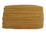 3/8 Inch Gimp Braid Trim 50 Yards for Upholstery Costume DIY Crafts (1329 Light Gold)