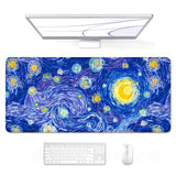 Auhoahsil Desk Mouse Pad, Large Gaming Mousepad, XXL Desk Pad, Extended Long Superior Micro-Weave Cloth Non-Slip Rubber Big Comp
