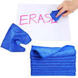 Tanlade Microfiber Cleaning Cloth 6x6 Cleaning Rags Reasonable Kitchen Towels Microfiber Towels Cars Wash Dry Erase Cloth(Blue, 