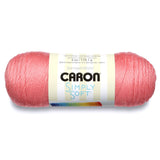 Caron Simply Soft Collection Yarn, 6oz, Gauge 4 Medium Worsted, 100% Acrylic Strawberry (H97COL0015)