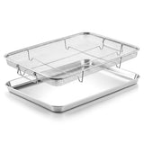 Efar Air Fryer Basket for Oven, Large Air Fryer Basket & Tray, 18 x 13