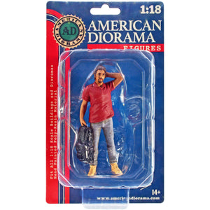 American Diorama Campers Figure 4 For 1/18 Scale Models 76337