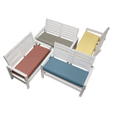 Duck Covers Weekend Water-Resistant Outdoor Bench Cushion, 59 x 18 x 3 Inch, Straw, Patio Furniture Cushions