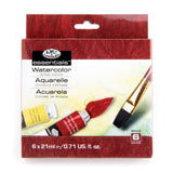 Royal & Langnickel Watercolor Artist Tube Paint, 21ml, 6Pack