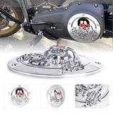 Goldfire 5 Hole Derby Timer Cover and Points Covers Fits for Harley 1999-2014 Big Twin Cam Touring Road King Electra Glide FLHR