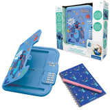 LEXiBOOK, Disney Stitch: Electronic Diary with Pen and Notebook Included, Interactive, Password Protected, Fun Functions, Sound 