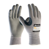 PIP Medium MaxiCut Dyneema Engineered Yarn And Nylon Cut Resistant Gloves With MicroFoam Nitrile Coating