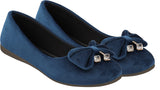 Shoetopia Girls Blue Trending Stylish Comfortable Bellies,Blue,5,B09NBJ9Y4V