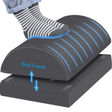 BlissTrends Foot Rest Under Desk, Foot Stool with 2 Adjustable Heights