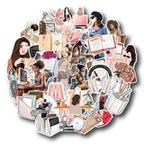 Crafteezy Boss Lady Stickers For Journal Diary Diy Daily Scrapbook Working Women,Girls 80 Pcs Sticker