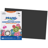 Prang (Formerly SunWorks) Construction Paper, Black, 12 x 18, 50 Sheets