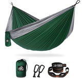 Pro Venture Camping Hammock 500 lb Capacity - Portable Double Hammock with Tree-Friendly Straps and Carabiners, Lightweight for 